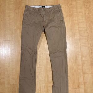 J. Crew Slim 484 Khaki Chino Pants, 32x34 100% cotton